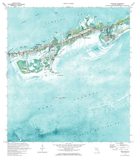 Marathon topographic map 1:24,000 scale, Florida