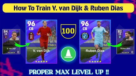 How To Train Standard V Van Dijk Ruben Dias In Efootball Van Dijk