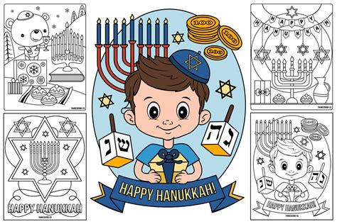 4 Hanukkah Coloring Pages You Can Print And Share With Your Kids