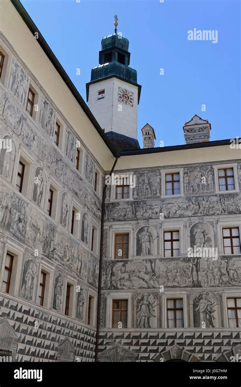 Schloss Ambras Castle Innsbruck Austria Stock Photo Alamy
