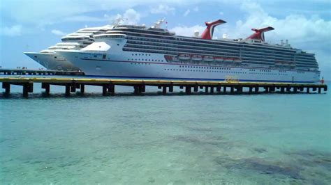 Port Of Cozumel Mexico Carnival Cruise Lines Youtube