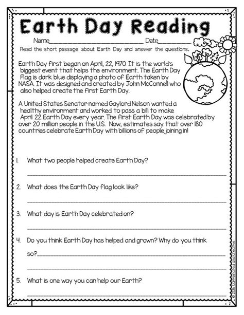 In second grade, children learn many new concept and also are expected to master the math concepts they have learnt so far. Spring Into Spring | Earth day worksheets, Earth day activities, Earth day
