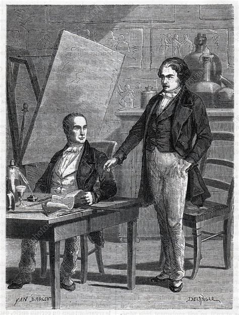 Niepce And Daguerre French Inventors Illustration Stock Image C048 3244 Science Photo