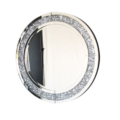 Canora Grey Jancis Round Glass Wall Mirror Uk