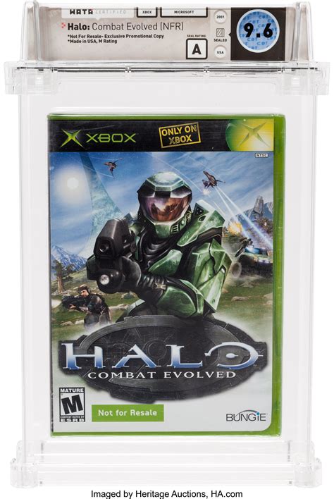 Halo Combat Evolved Nfr Xbox Microsoft 2001 Wata 96 A Seal