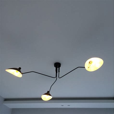 Nordic 3 Arm 6 Arm Serge Mouille Ceiling Lights Duckbill Replica Serge