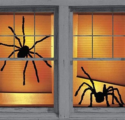 Diy Spider Halloween Window Silhouettes Ideas