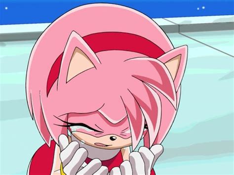 Amy Rose Sonic Crying