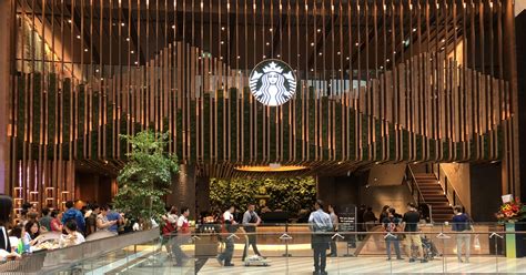 Starbucks flagship store at Jewel Changi Airport covers 2 floors, sells