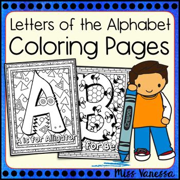Uppercase And Lowercase Letters of the Alphabet Coloring ...