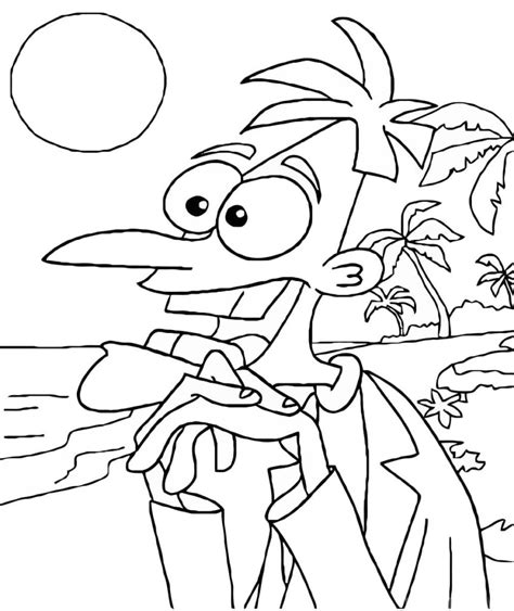 Desenhos De Phineas E Ferb Para Colorir 100 Desenhos Para Imprimir