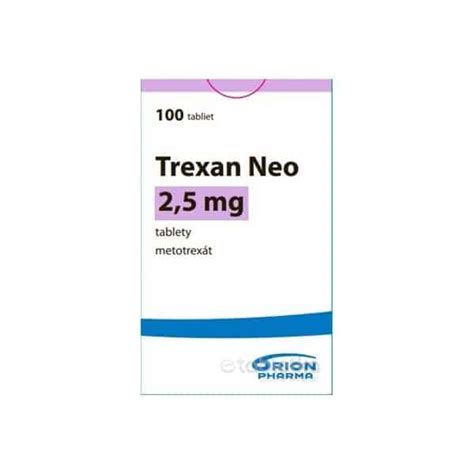 Trexan Neo 25 Mg Tablety Etabletka