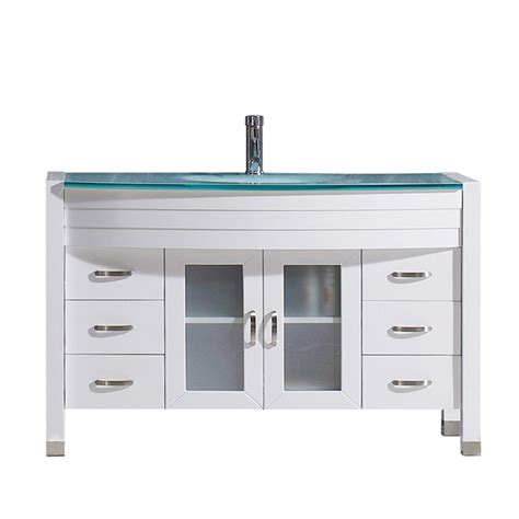 Pioneers in the industry, we offer printed bathroom glass vanity, stylish bathroom glass vanities, designer bathroom glass vanity, blue glossy glass bathroom vanity, fancy bathroom glass. Virtu USA Ava 47 in. W Bath Vanity in White with Glass ...