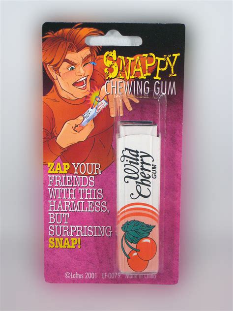Snappy Gum Surprise Your Friends When You Offer Them A Stick Of Gum When They Pull The
