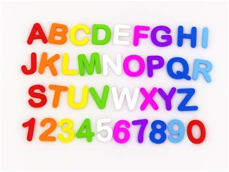 It's the job that you sluggishly get ready for in the morning. 3D alphabet magnets - TurboSquid 1529668