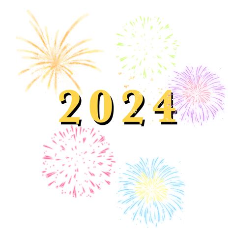 Happy New Year 2024 2024 New Year Moment Png Transparent Clipart