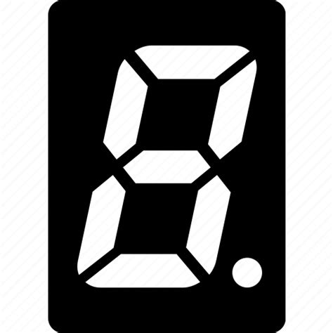 Digit Display Led Number Power Screen Segment Icon