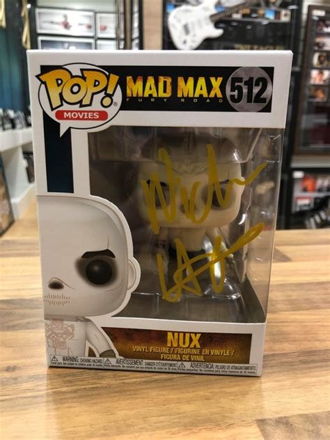Mad Max Nux Autographed Funko Pop Vinyl Figure Taylormade