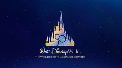 Disney World 50th Anniversary Logo Disney World Attractions Disney