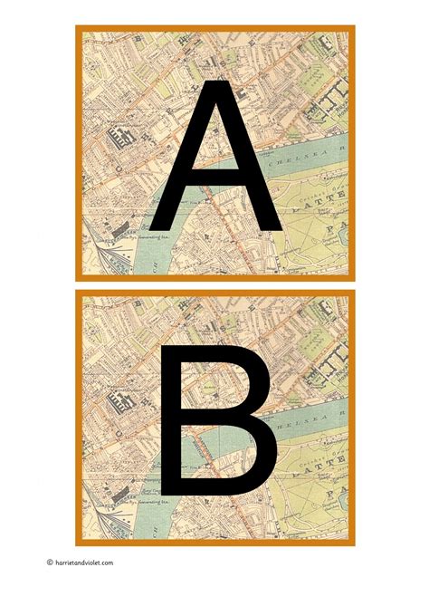 London Map Instant Display Lettering For A Classroom Display Lettering