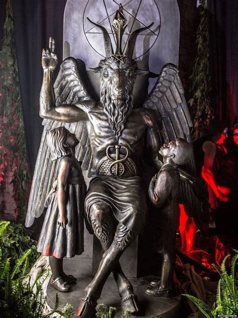 Decoding The Symbols On Satans Statue Bbc News