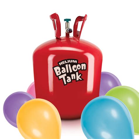 Helium Balloon Tank With 30 Balloons And Ribbon