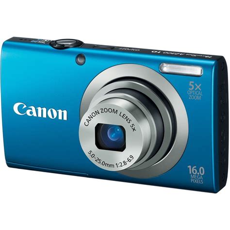 Canon Powershot A2300 160 Mp Digital Camera With 5x Optical Zoom Blue