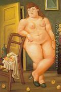 Still Life With Lamp And Bottle By Fernando Botero MyStudios Com