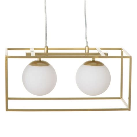 Candeeiro De Teto Em Cristal E Ferro Em Dourado E Branco X X Cm Qechic