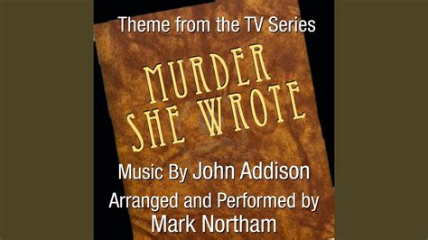 Murder She Wrote Theme From The Tv Series Youtube