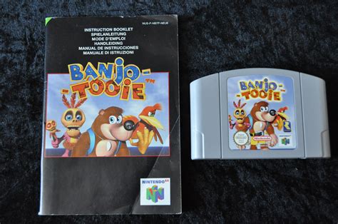 Banjo Tooie Nintendo 64 N64 Pal Manual Retro