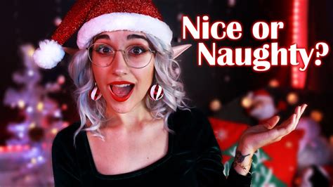 asmr nice or naughty elf asks you personal questions 🙊 youtube