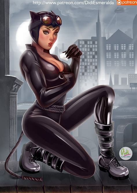 Catwoman Pin Up By Didi On Deviantart Dc Comics Comics Girls Gotham