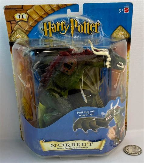 Lot 2001 Harry Potter Norbert Dragon Deluxe Creature Movie Mattel