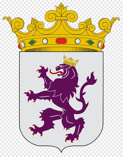 reino de león escudo de armas de castilla y león escudo de armas león púrpura emblema