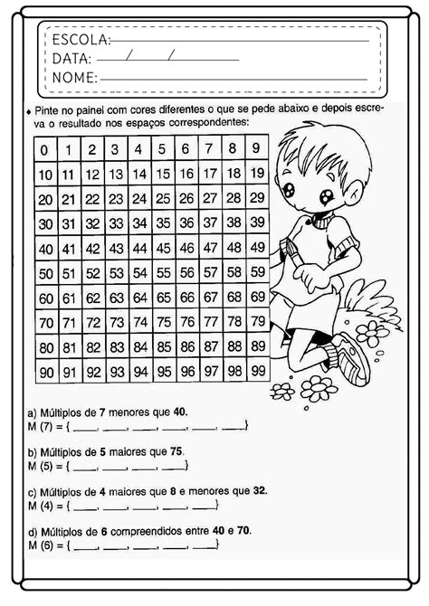 Atividade De Matematica 5 Ano Divisão ENSINO