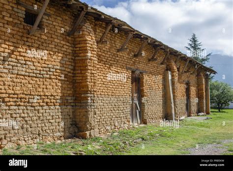 Old Adobe Mud House In The Mountains Stock Photo Alamy