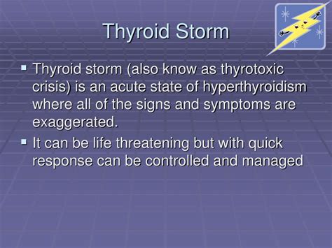 Ppt Thyroid Storm Powerpoint Presentation Free Download Id1198040