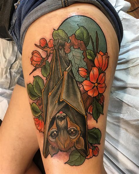 I Asked My Tattoo Artist For A Really Cute Bat She Delivered Rbatty