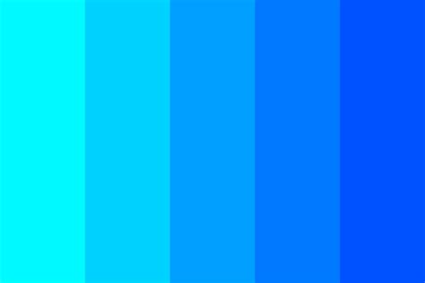 Brand original color codes, colors palette. Blue shade Color Palette