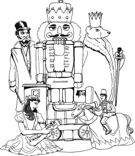 nutcracker coloring sheet Coloring pages