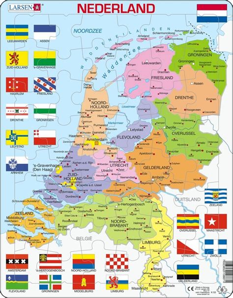 It is close to the louisiana border, between beaumont and port arthur south of i10. Legpuzzel Nederland staatkundig | Larsen | 7023852108871 | Reisboekwinkel De Zwerver