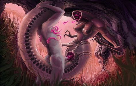 Rule 34 Absurd Res Alien Ass Breasts Female Hi Res Human Interspecies Male Mammal Meandraco