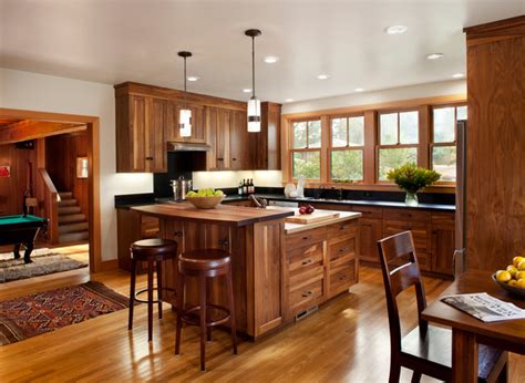They combine form and functionality with unusual materials, unexpected lines and bold colors. Modern Berkeley Cabin - Contemporary - Kitchen - san francisco - by Gustave Carlson Design