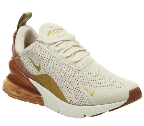 Nike air max 200 ; Nike Air Max 270 Trainers Light Cream Metallic Gold Terra ...