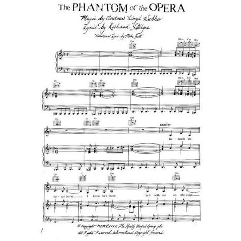 The phantom of the opera sheet music. 17 Best images about Piano sheet music on Pinterest ...