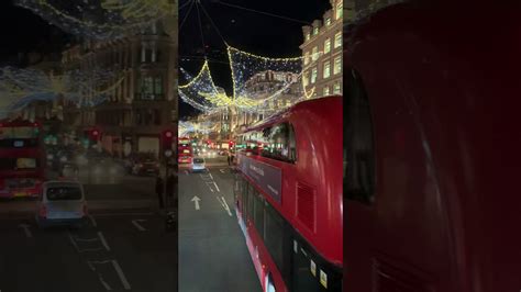 Travel and tourism attribute with london tower as city landmark and double deck bus vector composition. London christmas lights from top deck of bus. - YouTube