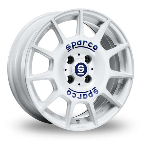 Sparco Terra White Blue 16 Alloy Wheels Wheelbase