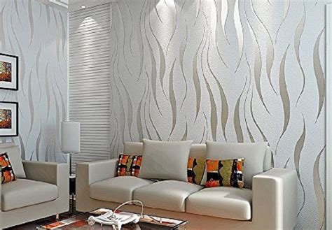 desain ruang tamu minimalis  wallpaper tampak elegan modern