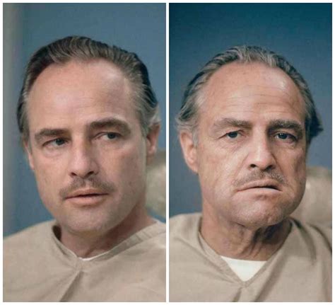 National association of marlon brando look alikes. Marlon Brando transformed into Don Corleone in 2020 ...